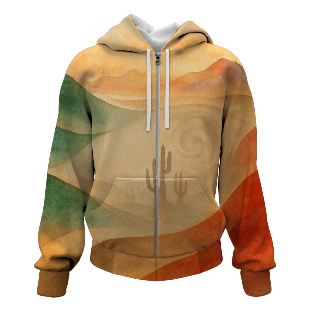 Mexico Desert Flag Mirage custom hoodies