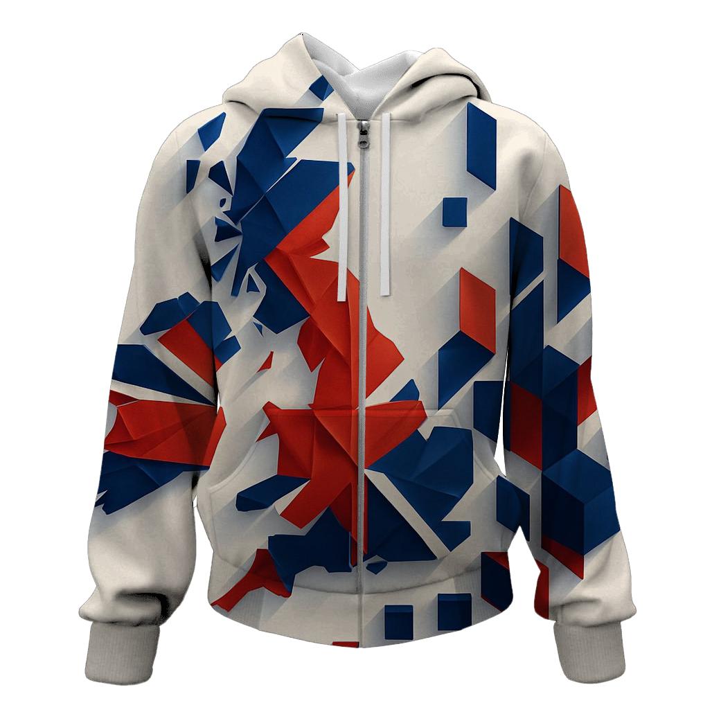 United Kingdom Geometric City Fusion hoodie trends