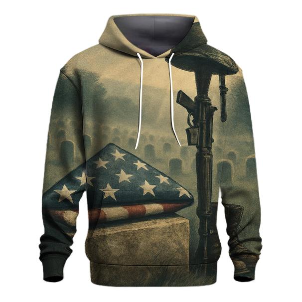 Memorial Fold Under Quiet Skies graphic hoodies
