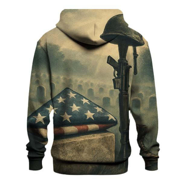 Memorial Fold Under Quiet Skies graphic hoodies