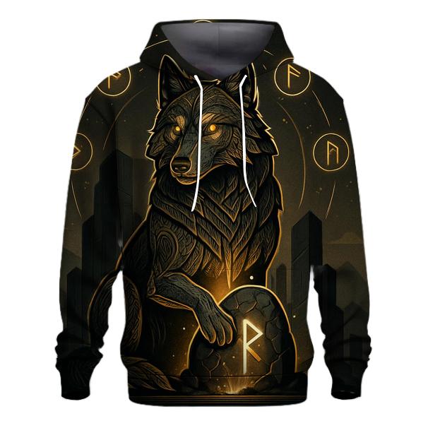 Runic Stoneheart Guardian designer hoodies