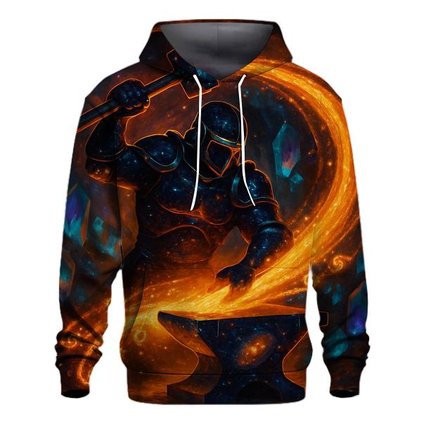 The Quartz Nebula Forge printed hoodies