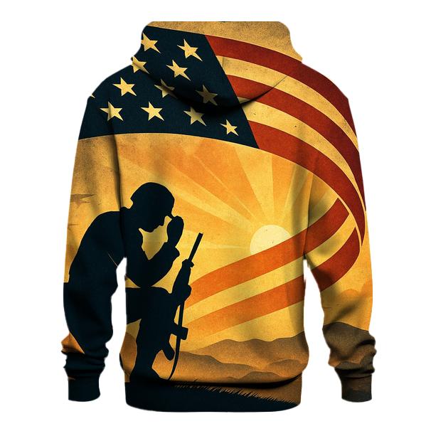 Dawn Salute At The Ridge Of Silence heavyweight hoodies