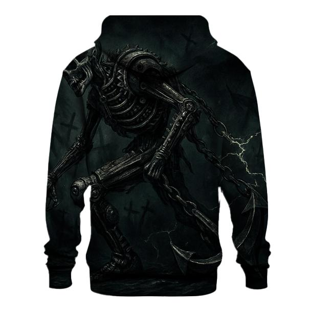 Chained Skeleton Juggernaut lightweight hoodies