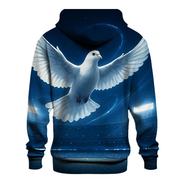 Stadium Dove Over Victory Lights premium hoodies