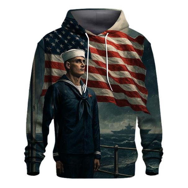 Anchor Of Service In Open Seas zip-up hoodies