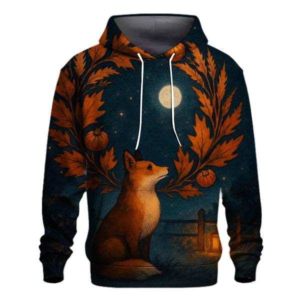 Autumn Leaf Wreath Moonlit Thanks hoodie trends