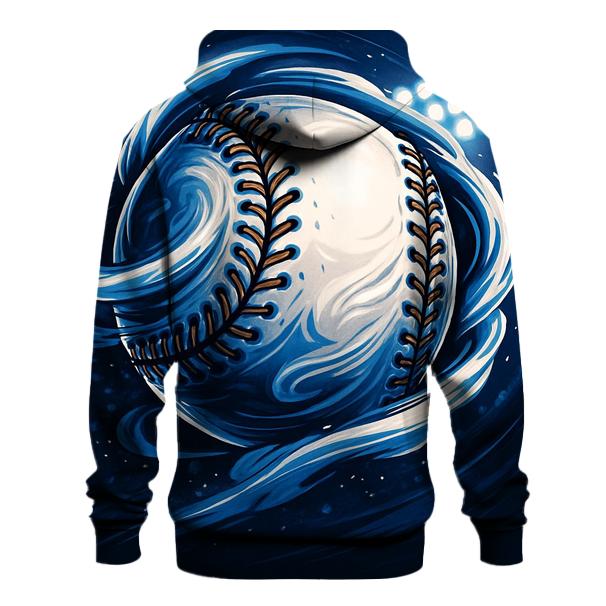Seamstorm Spiral Fastball embroidered hoodies