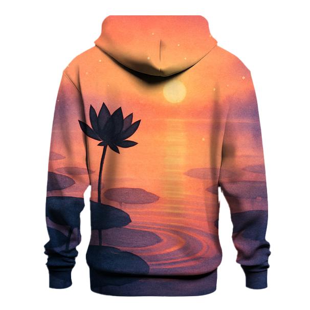 Lotus Pond Last Light custom hoodies