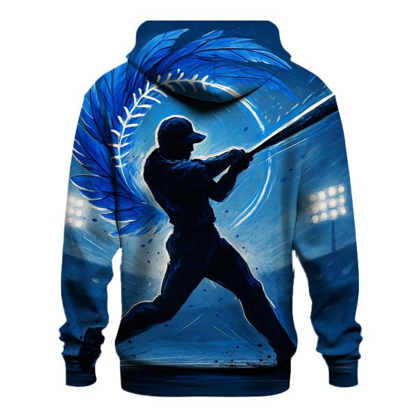 Swing Arc, Blue Jays Feather Halo premium hoodies