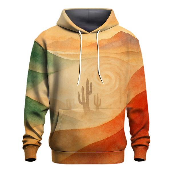 Mexico Desert Flag Mirage heavyweight hoodies