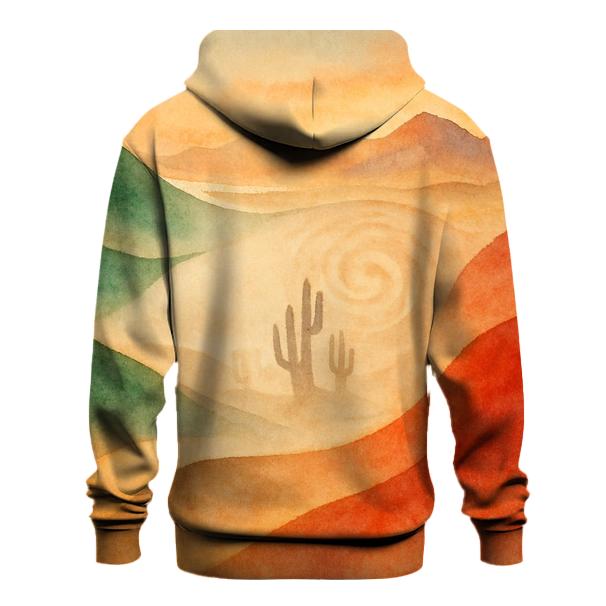 Mexico Desert Flag Mirage heavyweight hoodies