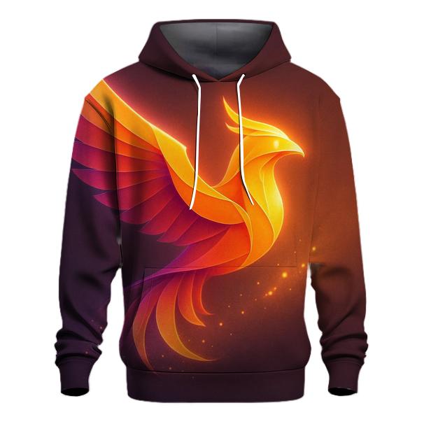 Saffron Nebula Origami premium hoodies