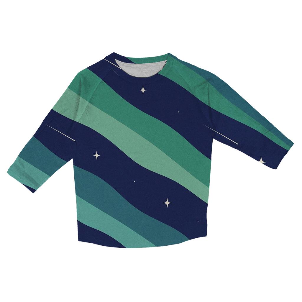 Aurora Ribbon Traverse personalized 3/4 sleeve tees
