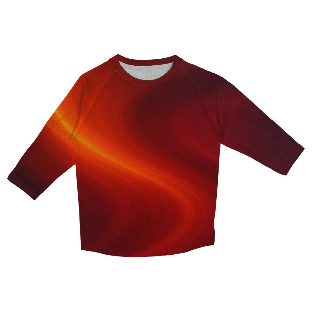 Molten Glass Drift printed three quarter sleeve shirts