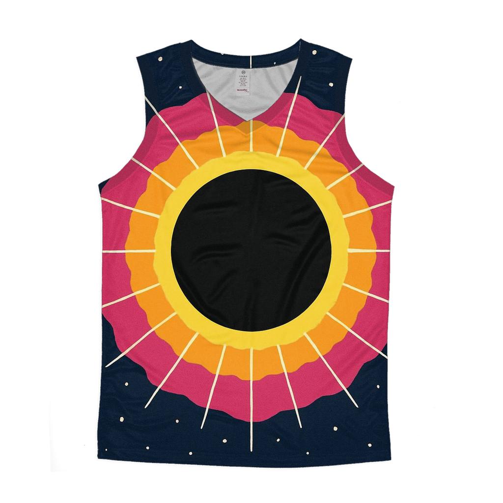 Eclipse Corona Cartouche cotton sleeveless tops