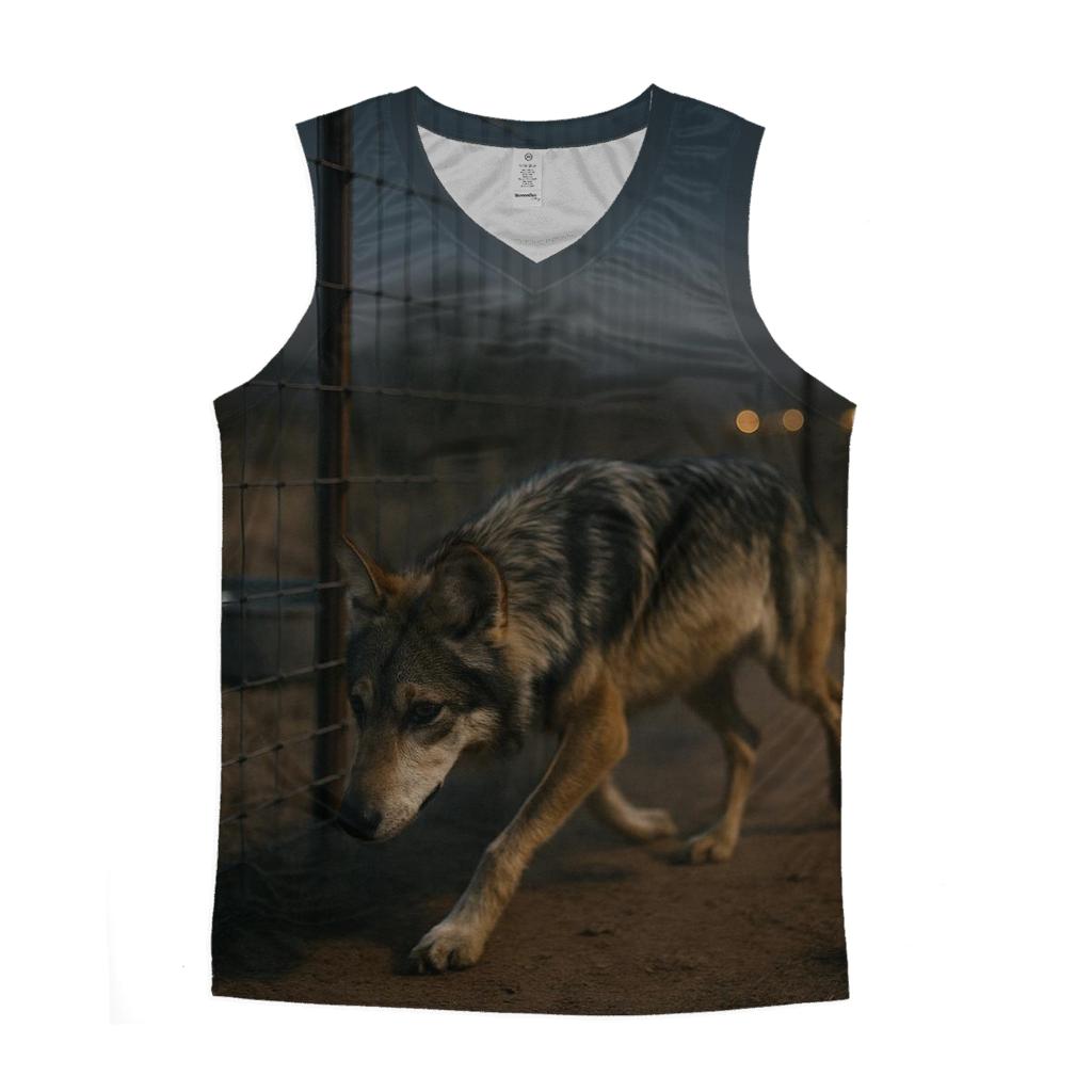 Night Patrol At The Livestock Fence Line casual summer tank tops