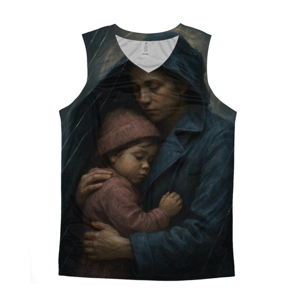 The Umbrella Of Silence Her Protection You Only Notice In Rain cotton sleeveless tops
