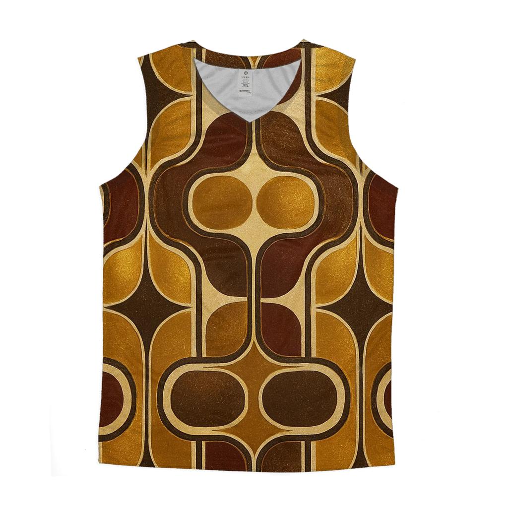 Disco Hour Glass Tiles stylish racerback tanks