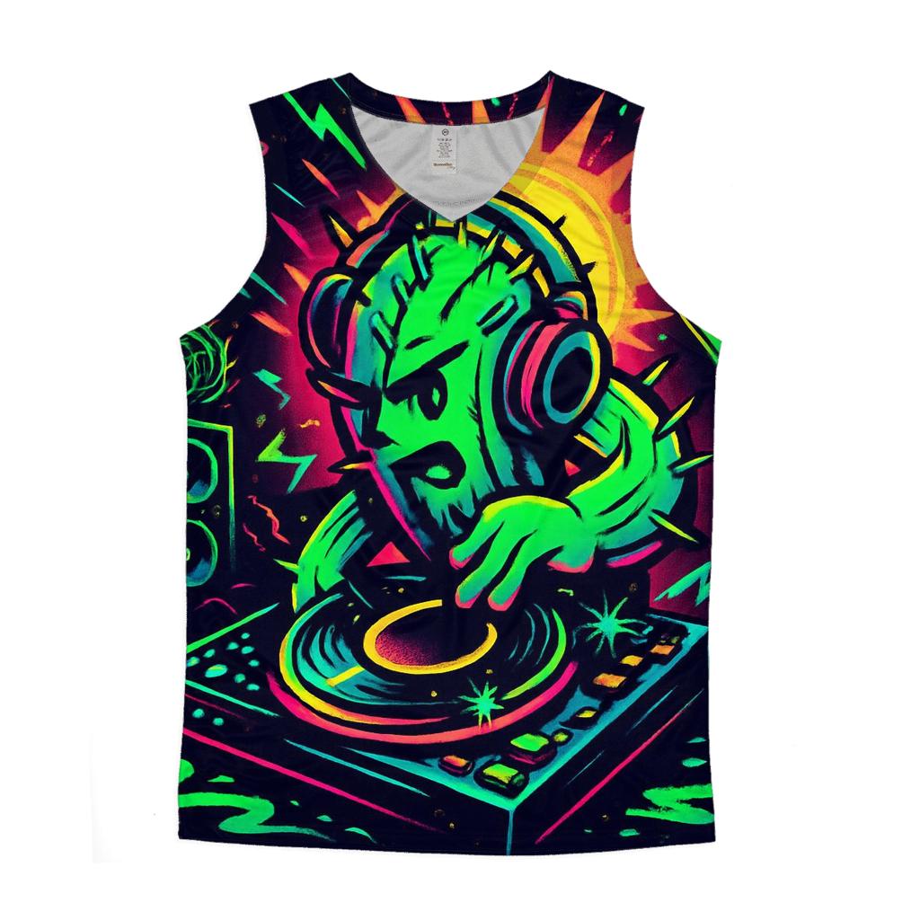 Neon Cactus Thunder DJ casual summer tank tops
