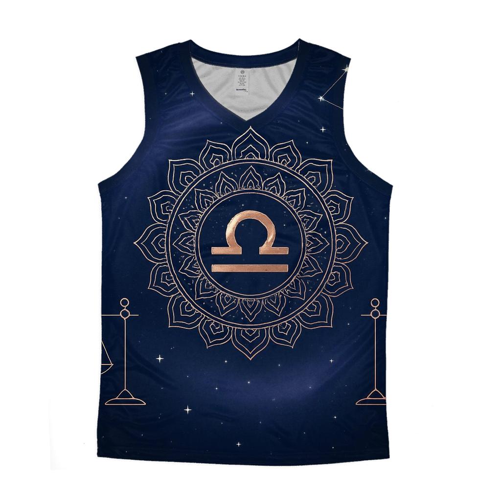 Libra Venusian Balance Mandala cotton sleeveless tops