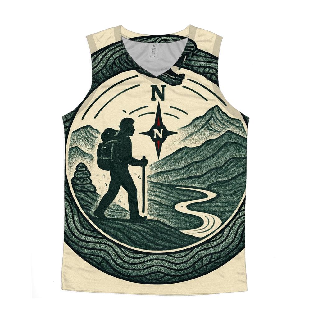 Ouroboros Of The Mountain Trail Map personalized athletic tanks