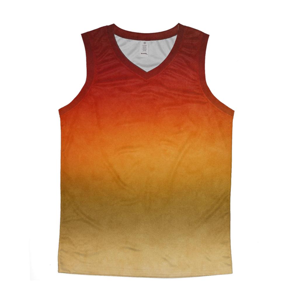 Autumn Orchard Blend graphic print tank tops