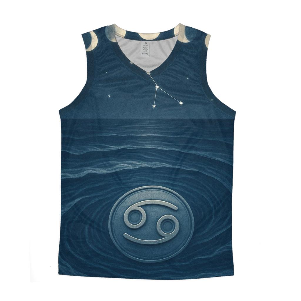 Cancer Lunar Tide Sigil trendy fitted tank tops