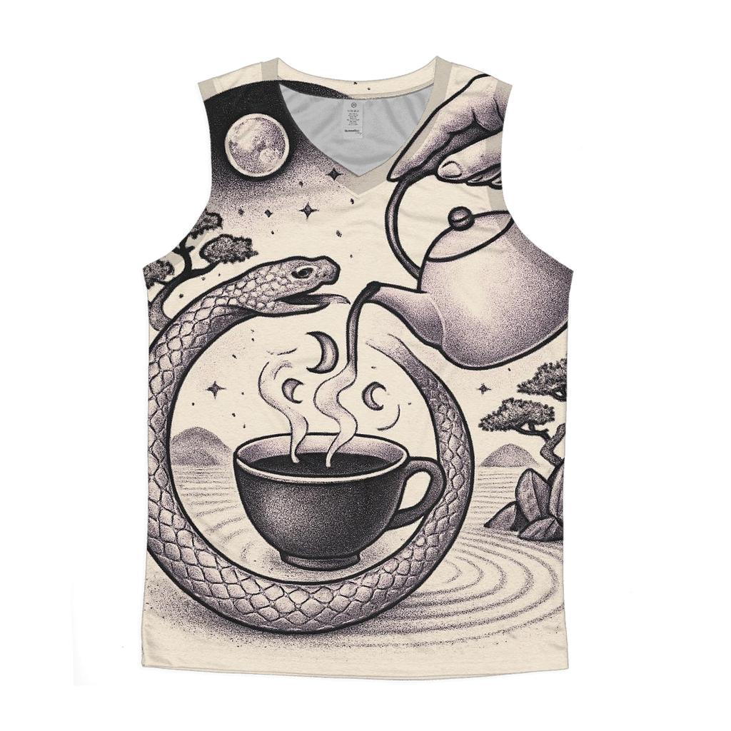 The Lunar Tea Ceremony Ouroboros trendy fitted tank tops