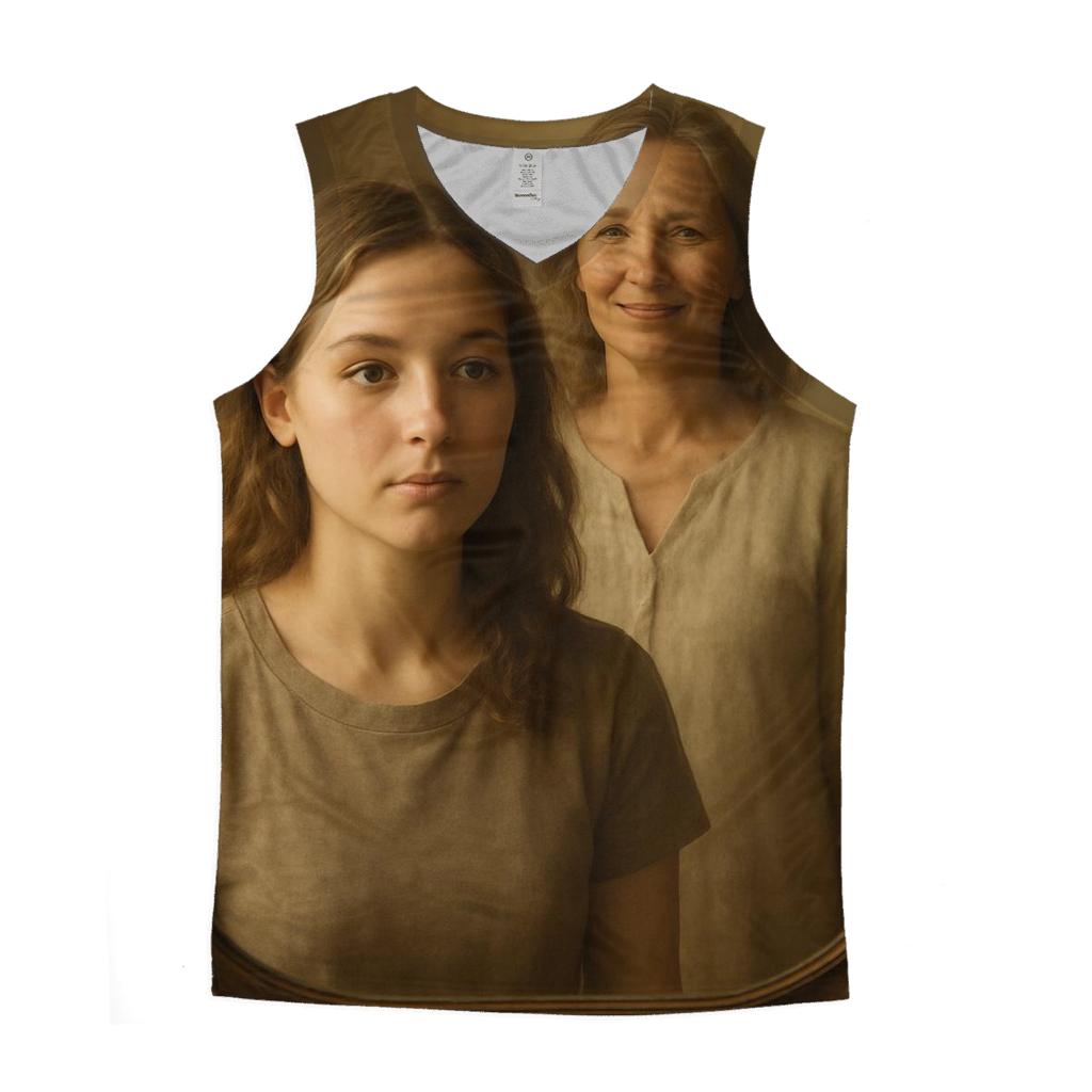 The Mirror Of Tomorrow Her Face Inside Your Courage custom tank tops