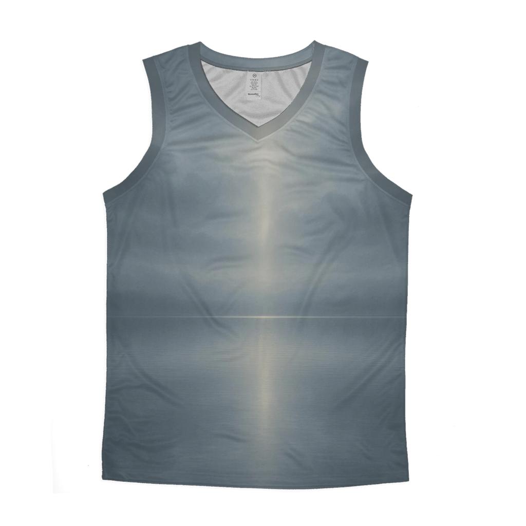 Mirror Lake Reflection Light sports performance tank tops