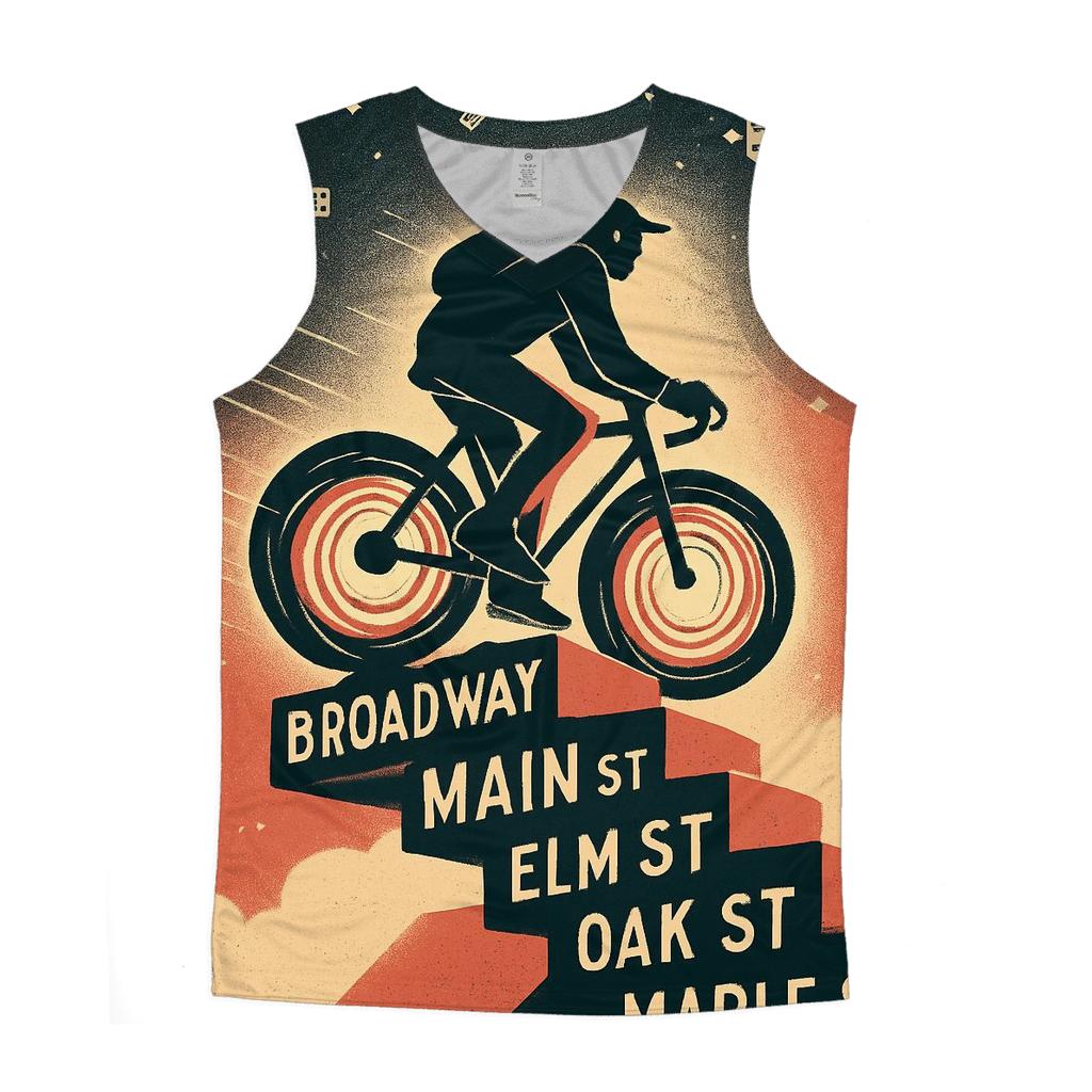 Bicycle Of The Impossible Horizon custom tank tops
