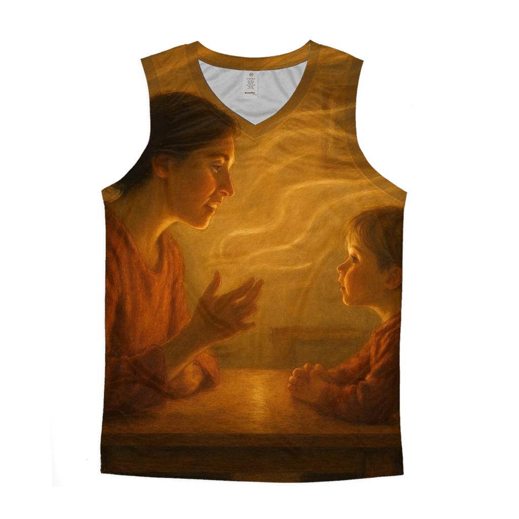 The Hearth Without Fire The Home She Carried In Her Voice personalized athletic tanks