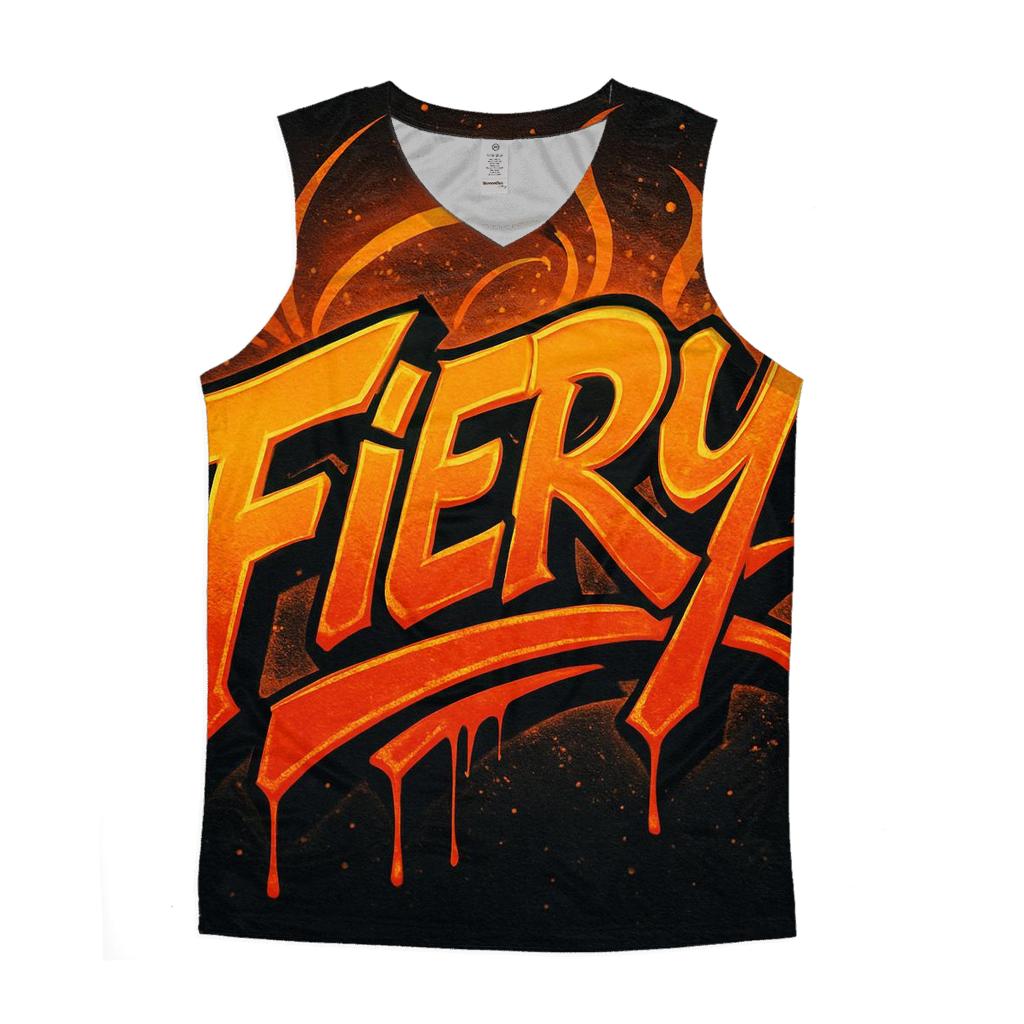 Solar Flare Streetwear Graffiti Type designer workout tanks