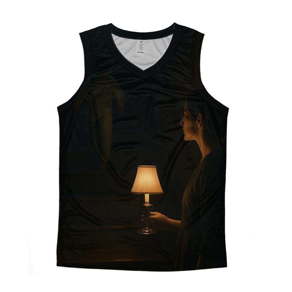 The Last Light On The Stairs Love Waiting Until You Are Safe graphic print tank tops