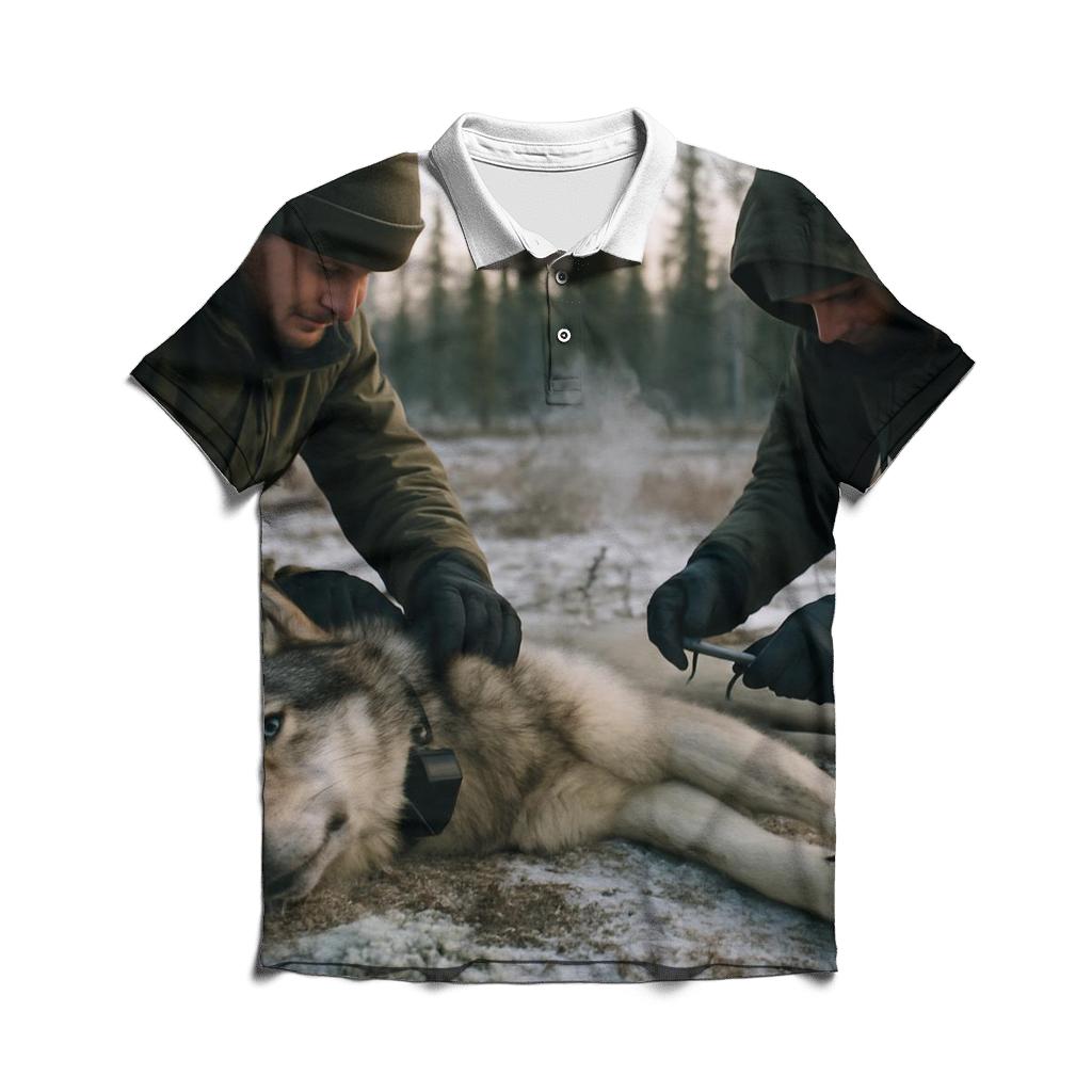 Radio Collar Check In The Boreal Clearing stylish collar polo tees