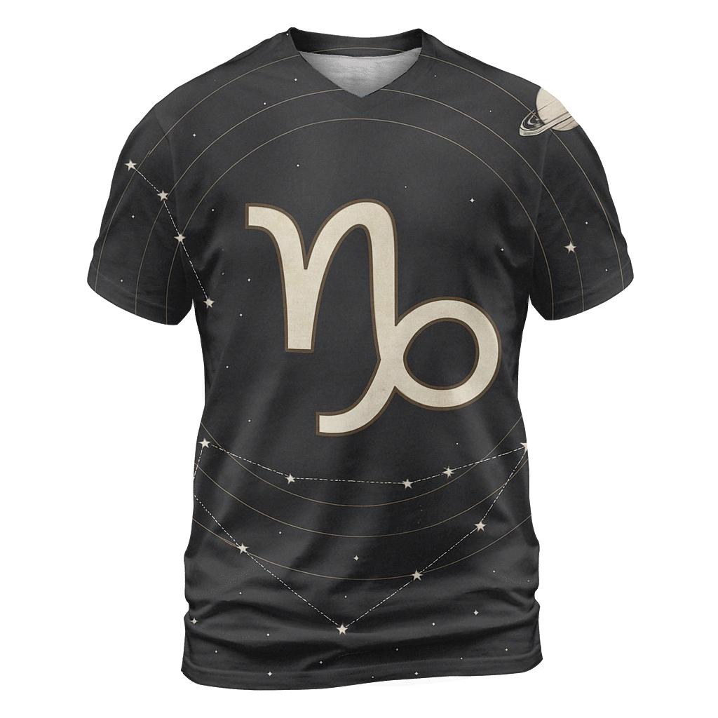 Saturn Return Capricorn Star Chart creative print fashion shirts