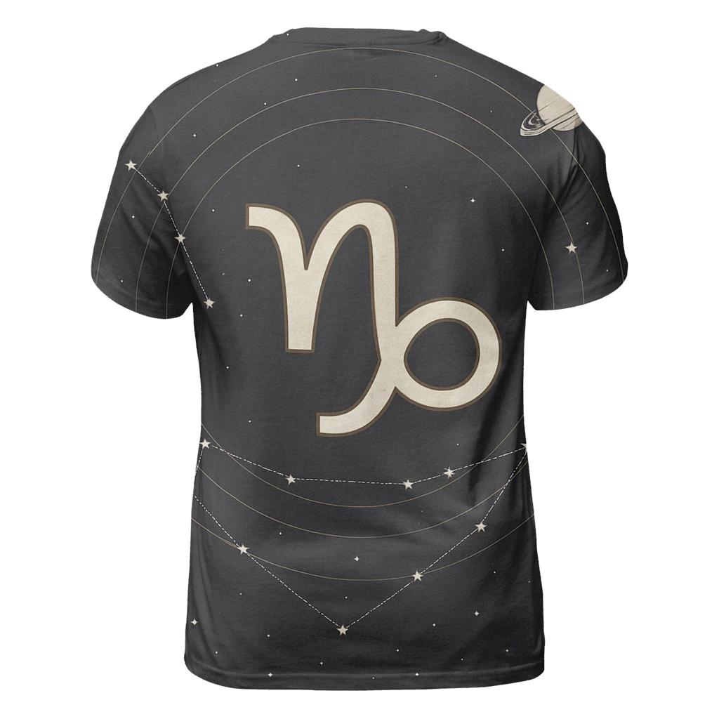 Saturn Return Capricorn Star Chart creative print fashion shirts