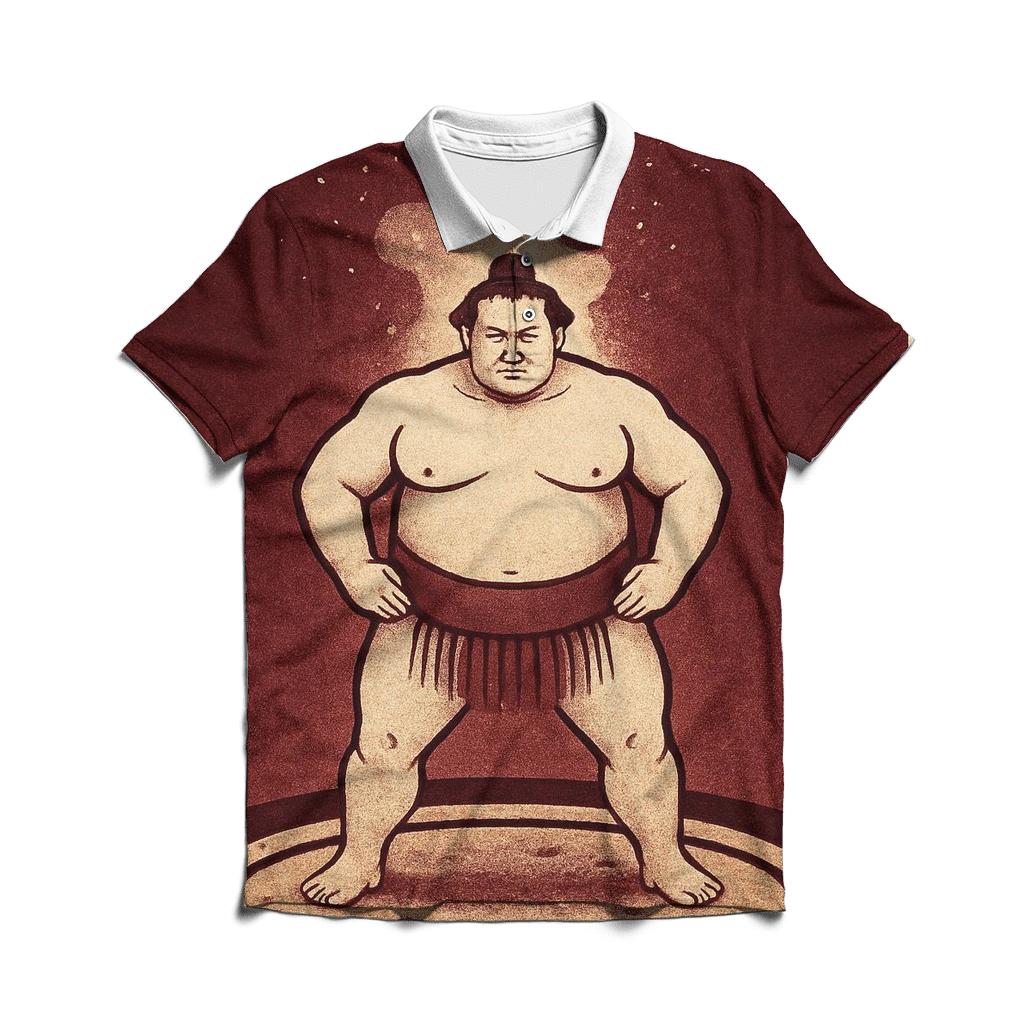 Cosmic Mat Sumo Ceremony custom polo shirts