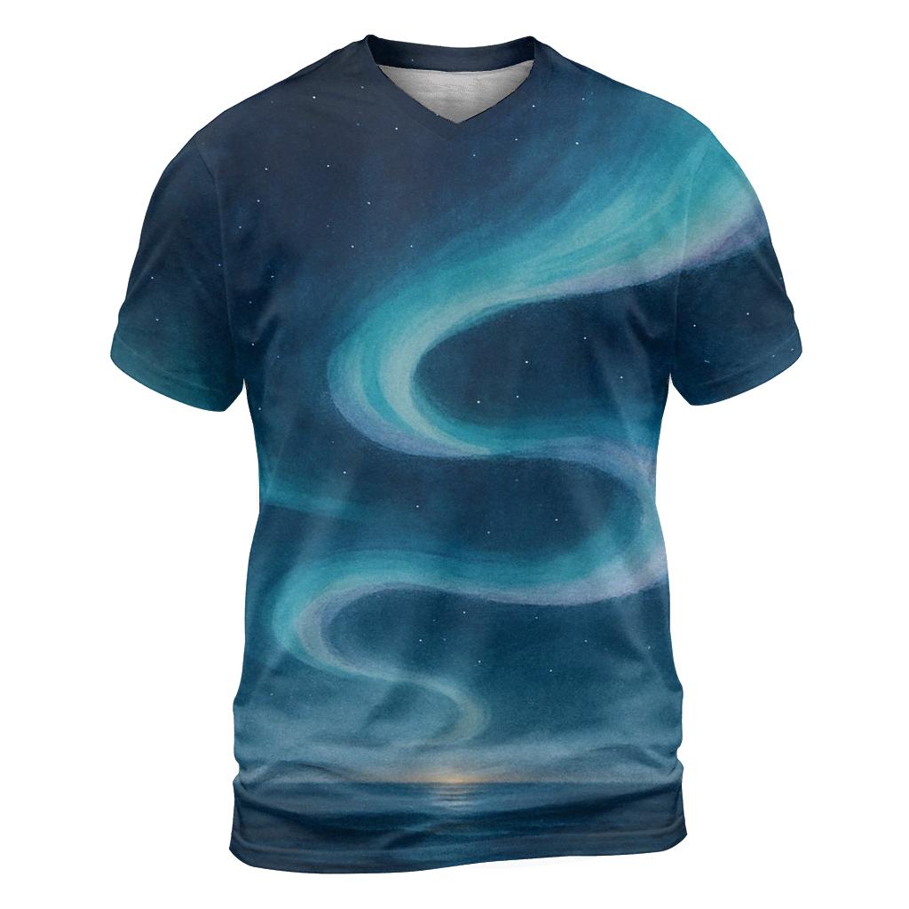 Aurora Prayer Ribbon designer pattern shirts