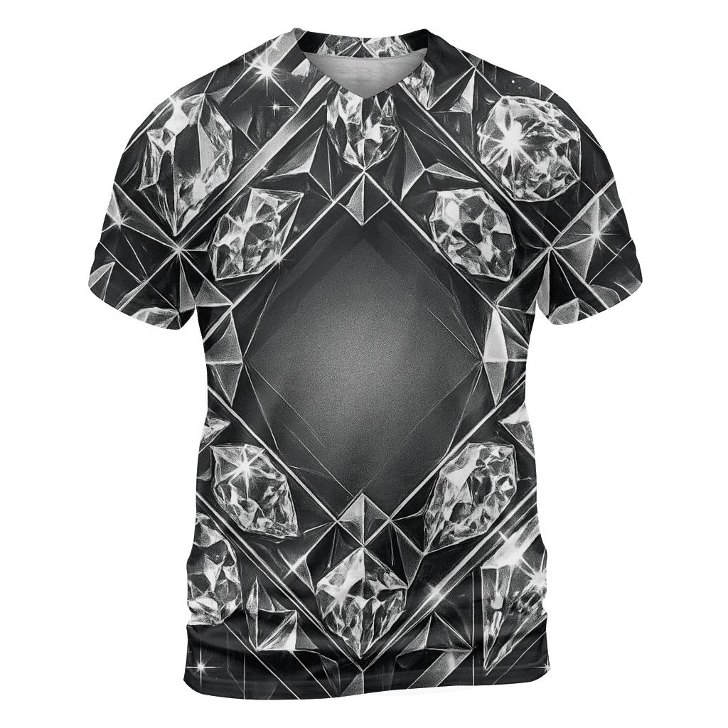 Charcoal Prism Lattice designer pattern shirts
