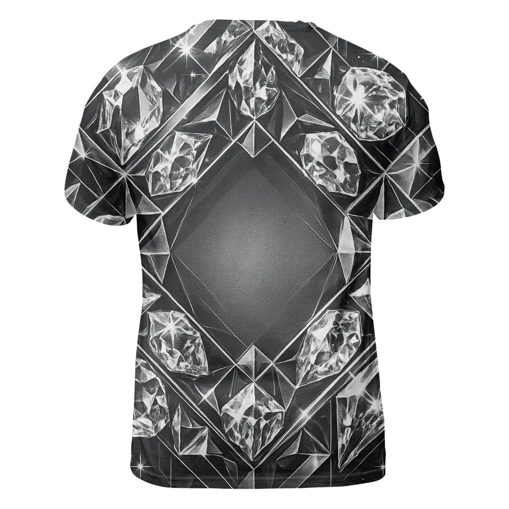 Charcoal Prism Lattice designer pattern shirts