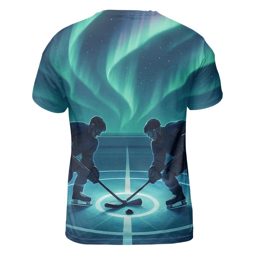Aurora Ice Hockey Faceoff designer pattern shirts