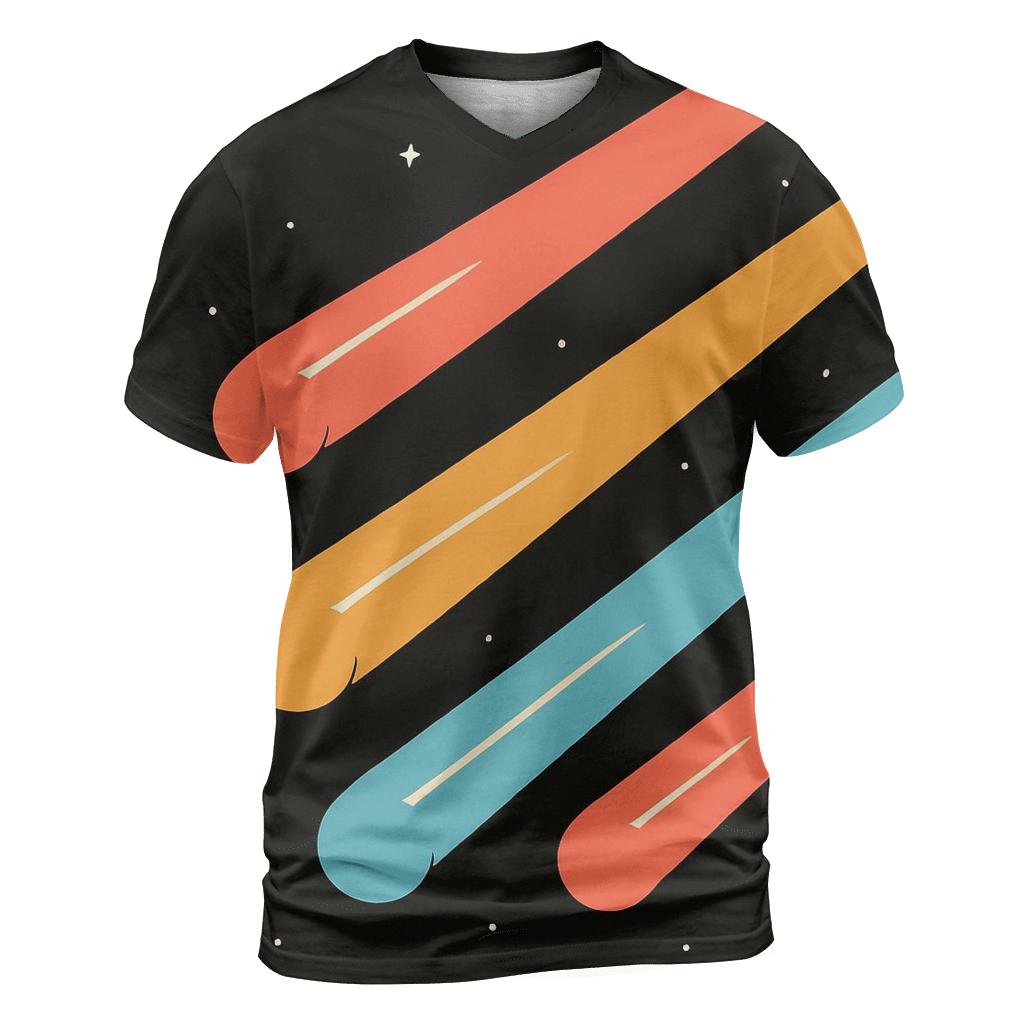 Comet Trail Overprint Drift trendy printed shirt styles