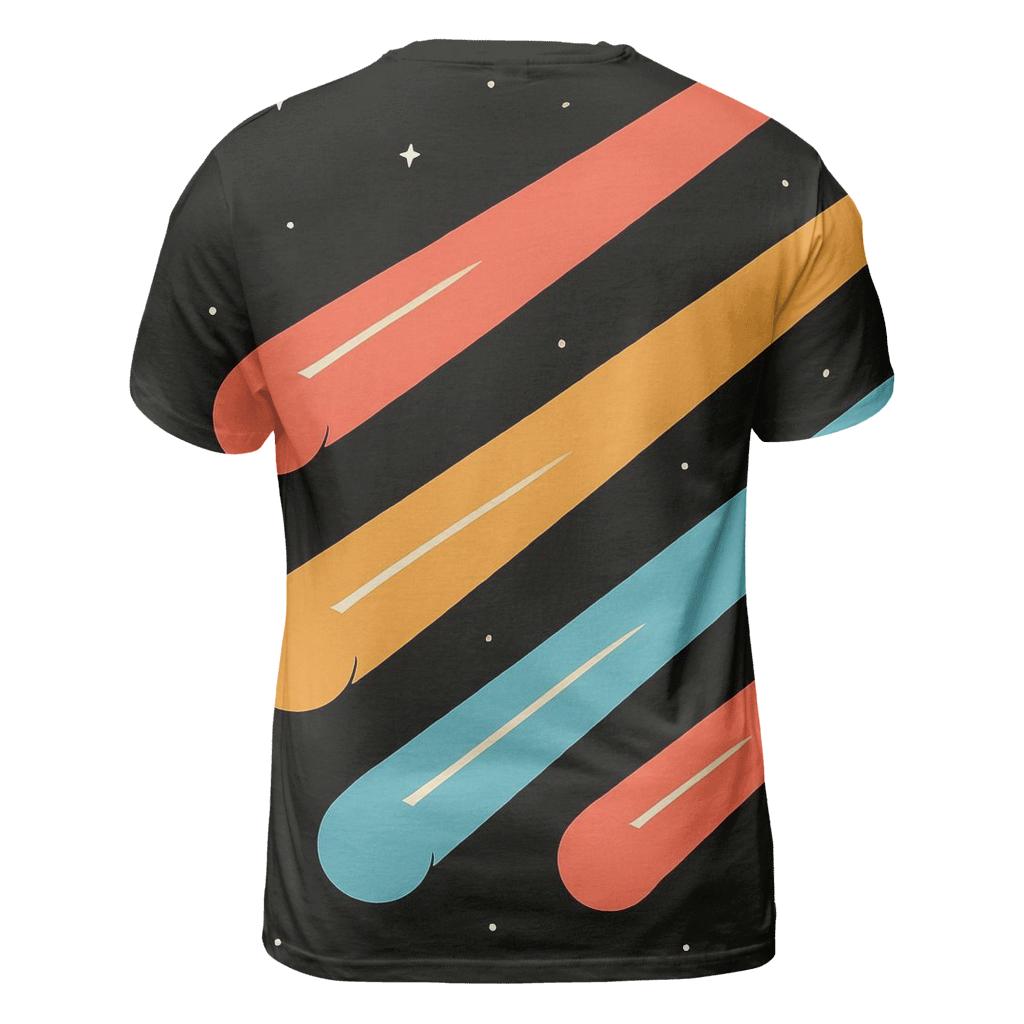 Comet Trail Overprint Drift trendy printed shirt styles