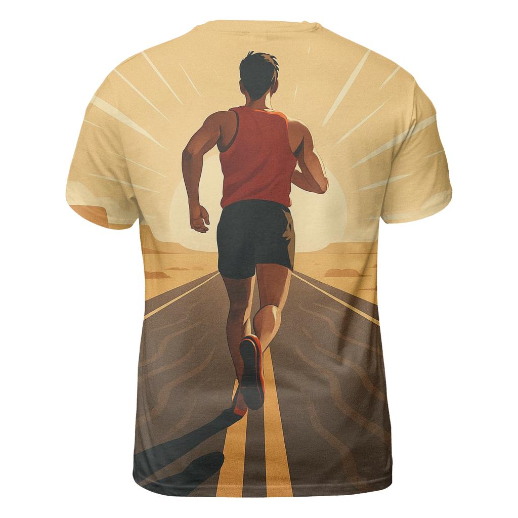 Desert Marathon Solar Flare Sprint statement graphic shirts