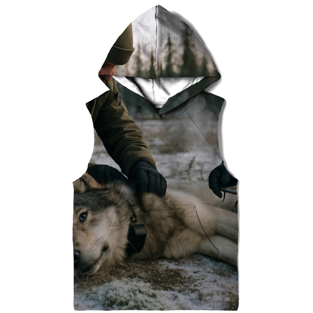 Radio Collar Check In The Boreal Clearing printed hoodies