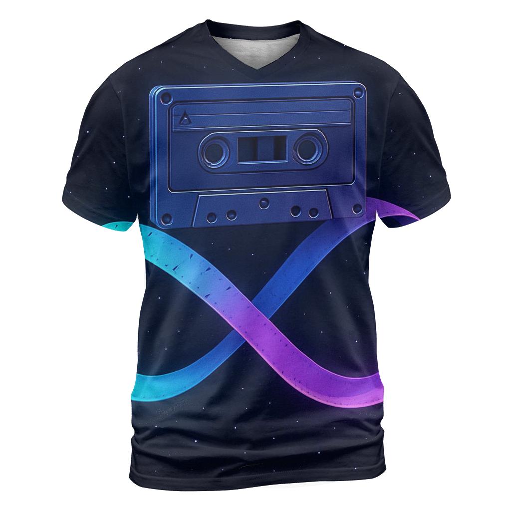 Tape Ribbon Time Loop custom all-over print shirts