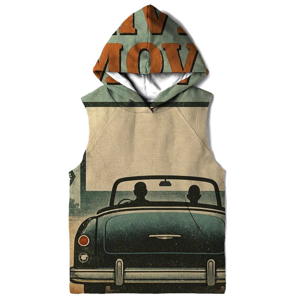Weathered Drive In Movie Night Poster hoodie trends