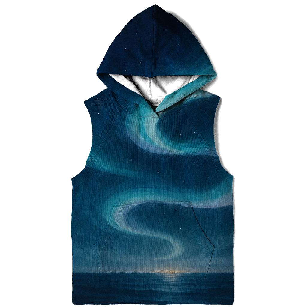 Aurora Prayer Ribbon zip-up hoodies